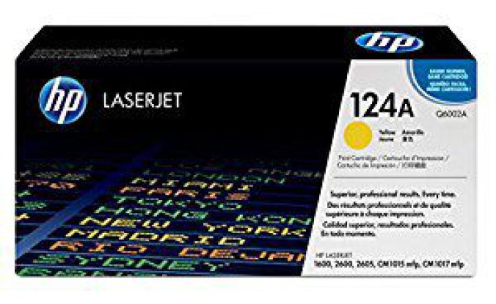 Mực in HP 124A Yellow LaserJet Toner Cartridge (Q6002A)